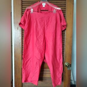 Caran New York Outfit 1X 2pc 2 Piece Pants